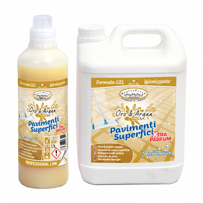 Detergent parfumat pentru pardoseli si multi-suprafete, Aur & Argan, 5l [2]