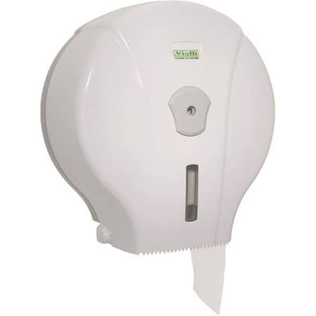 Dispenser (dozator) hartie igienica Vialli MJ1, antifurt, indicator de cantitate, 200ml, Alb [2]
