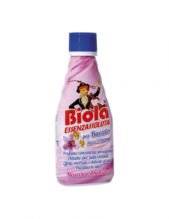 Esenta de parfum pentru rufe ultra concentrata si cu proprietati de balsam, Narcise si Orhidee,Biola, 300ml [2]