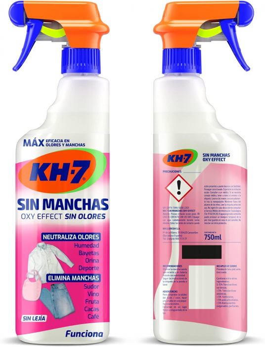 Fara nicio pata Oxy Efect pentru rufe colorate si eliminare mirosuri,750ml [7]