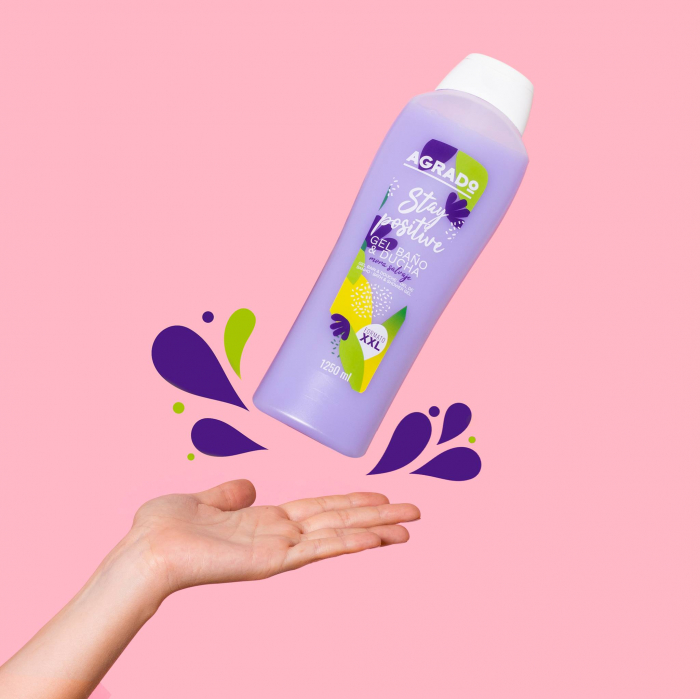 Gel de dus cu aroma de mure Stay positive, 1250ml [4]