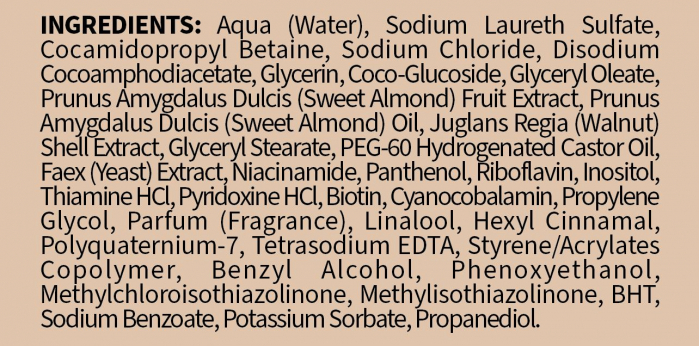 Gel de dus cu Vitamina B, lapte de migdale si esenta de nuci-PH Neutru, 400ml [3]