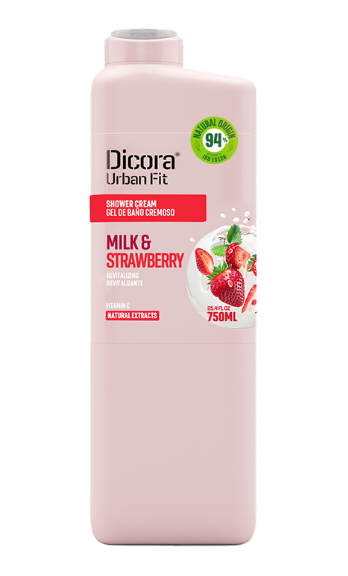 Gel de dus cu Vitamina B, lapte si capsuni, 750ml [1]