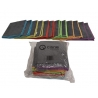Laveta microfibra Pro 36x38 cm,gri cu margini diferite culori [9]