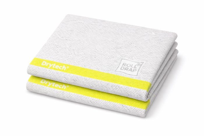 Lavetă microfibră profesională Drytech, galben, 40x40 cm, rolă, 5 bucăți - Roll Drap [3]
