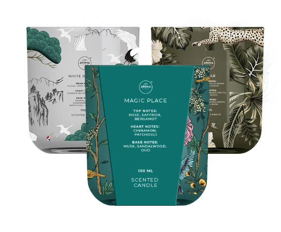Lumanare parfumata Jungle, 150g, Aroma Home Wild [2]