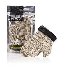 Manusa de masajBlack Men Sisal, exfolianta, pentru barbati [1]