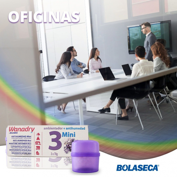 Miniabsorbante de umiditate cu saruri de Lavanda, Trimini, 3 buc x70g [7]
