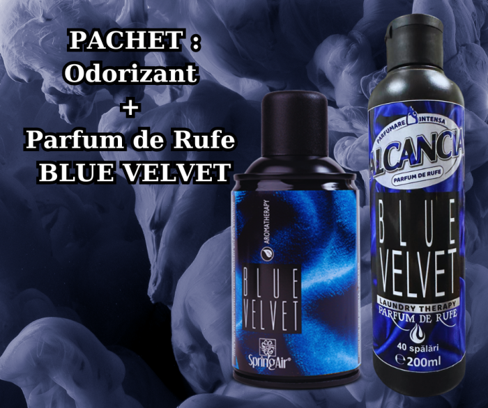 Pachet Alcancia Blue Velvet – Eleganță și Prospețime pentru Întreaga Casă și Garderobă [2]