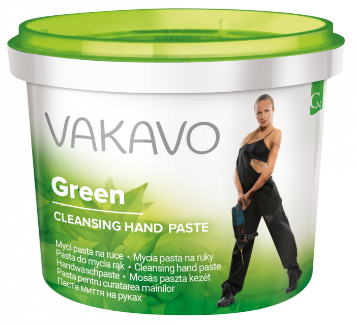 Pasta abraziva pentru curatarea manilor VAKAVO GREEN 500 g [1]