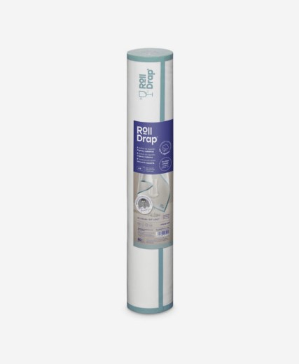 Rola de 8 lavete pentru pahare si tacamuri, 100% bumbac, 40x80, margini Bleu - Roll Drap [1]