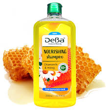 Sampon hranitor pentru par deteriorat cu 93% ingrediente naturale din musetel si miere,500ml [2]