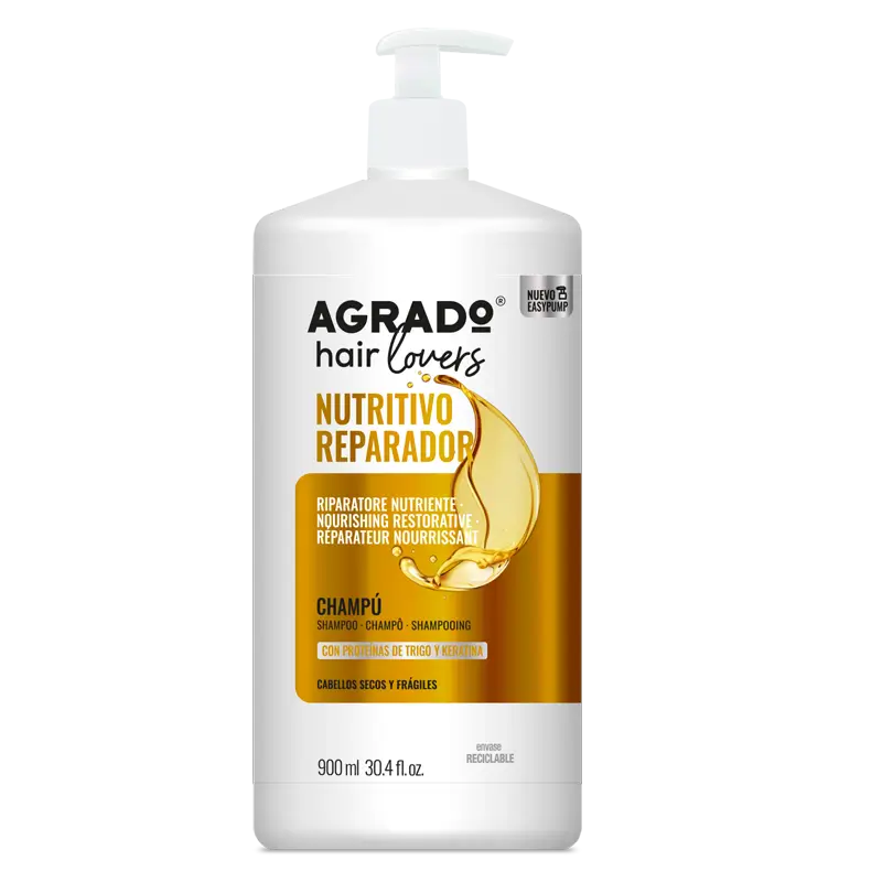 Sampon pentru par uscat cu efect hranitor, 900ml (cu pompită) [1]