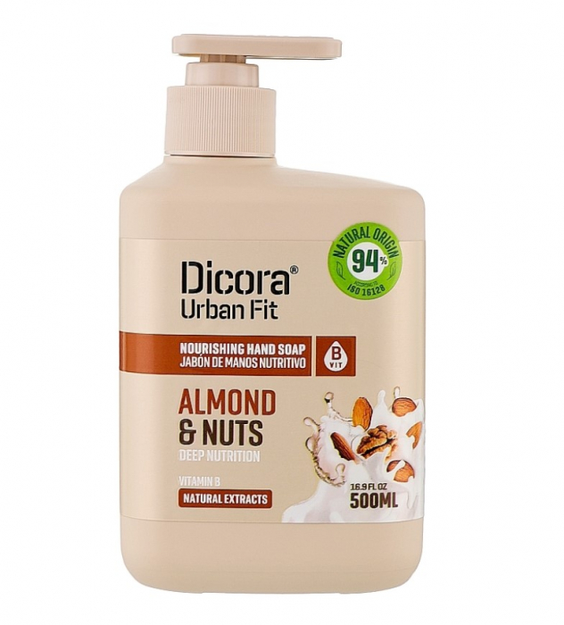 Sapun lichid cu Vitamina B, lapte de migdale si esenta de nuci, 500ml [1]