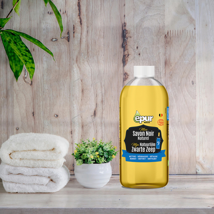 Sapun natural negru pentru curatare si degresare multisuprafete, 1L [2]