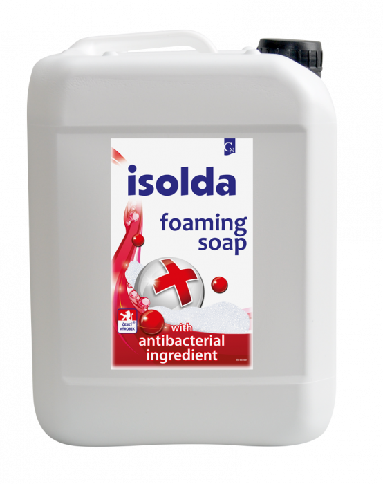 Sapun spuma cu ingrediente antibaceriene Isolda 5l [1]
