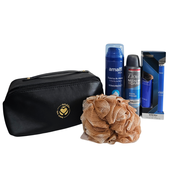 Set cadou borseta pentru barbati neagra nr. 4 [1]