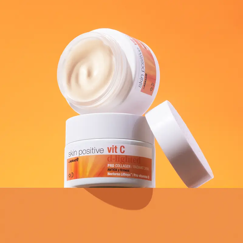 Set cosmetic - ser si crema de fata hidratanta, cu vitamina C, piele radianta, Ritual Skin, Agrado [4]