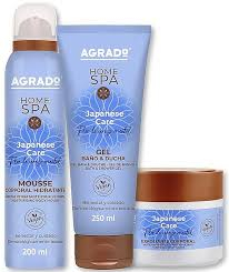 Set pentru ingrijirea corpului, Gel de dus 250 ml - Scrub corp 200 ml - Mousse de corp 200 ml, Home Spa Japanese Care [2]