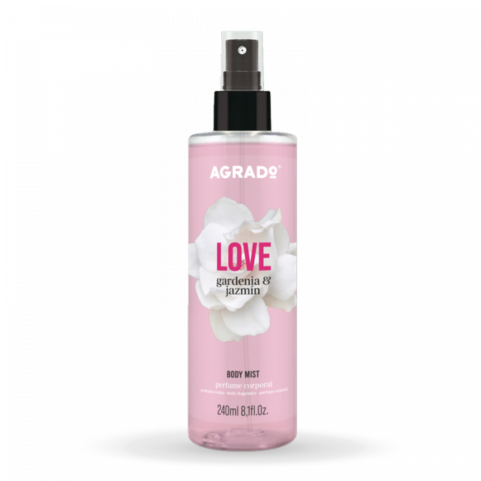 Spray de corp LOVE , aroma de Gardenie si Iasomie verde 240ml [2]