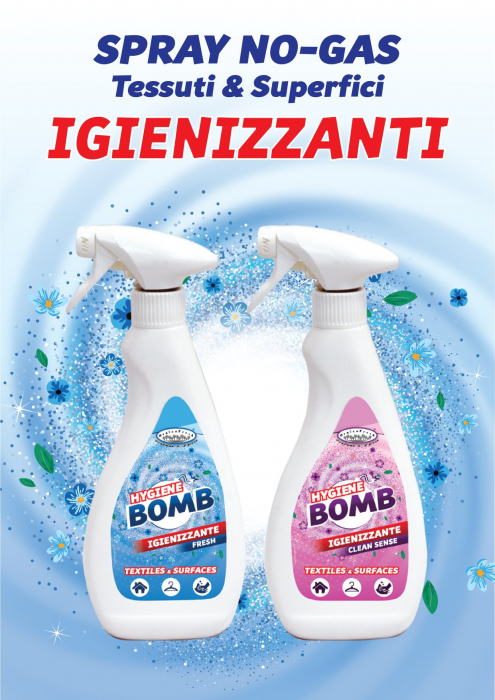 Spray igienizant parfumat pentru ambient si tesaturi Clean Sense, 500ml [3]