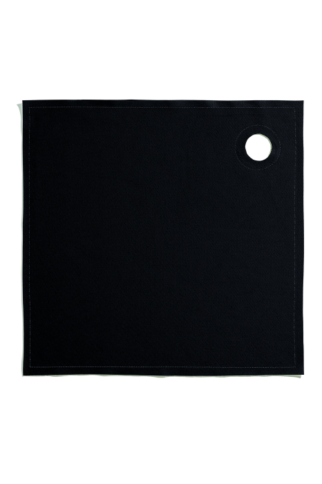 Suport din bumbac pentru sticle de vin 40x40, 12 buc, Negru, Roll Drap [2]