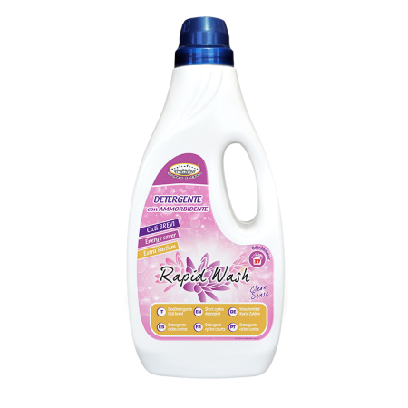 Detergenti Rufe & Intretinere Textile - 2 in 1 Detergent + balsam pentru rufe Clean sense, Rapid Wash 1.5 L, Hygienfresh