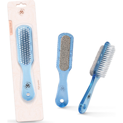 Cosmetice & Ingrijire Personala - 2 in 1 Perie si piatra ponce pentru picioare ,cu maner