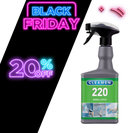 Articole HoReCa - 220 Solutie profesionala pentru lustruirea suprafetelor de inox,550ml