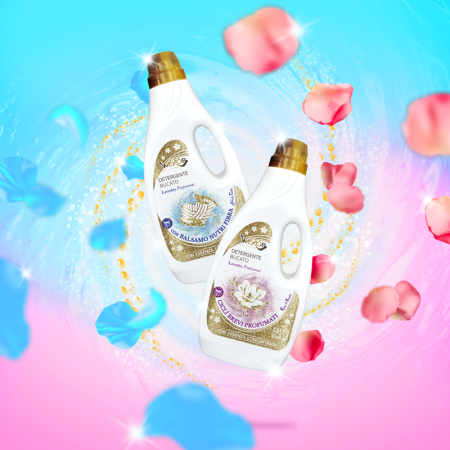 2in1 Detergent si balsam pentru rufe Trandafir si bujor ,1.5 L [1]