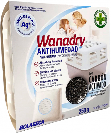 Absorbant de umiditate cu Carbon Activ, 250g