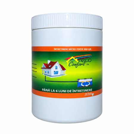 Activator pentru întreținerea microstațiilor de tratare a apelor uzate, 900 g, Eco Confort