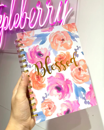 Papetarie si Creativitate - Agendă A5 cu spirală, 22x16 cm, liniată, copertă dură