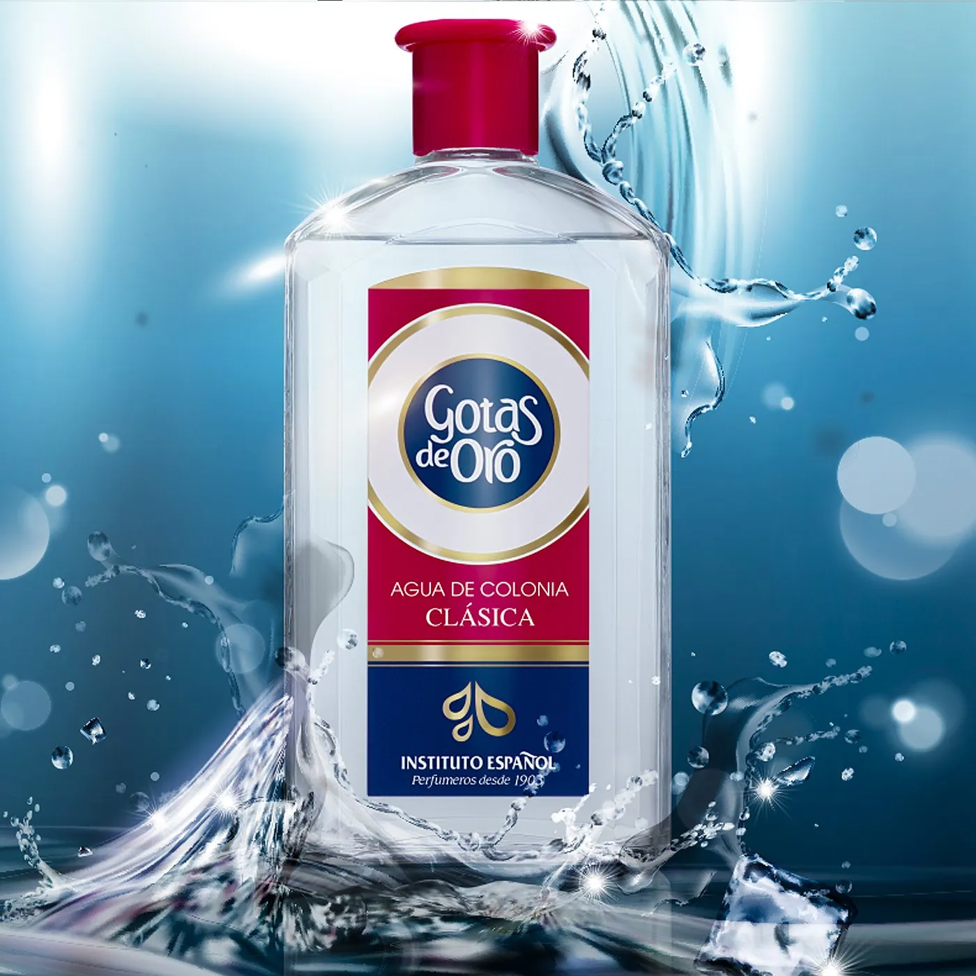 Deodorante antiperspirante si deo roll,spray de corp - Apa de colonie pentru barbati, Clasica Gotas De Oro, 600ml
