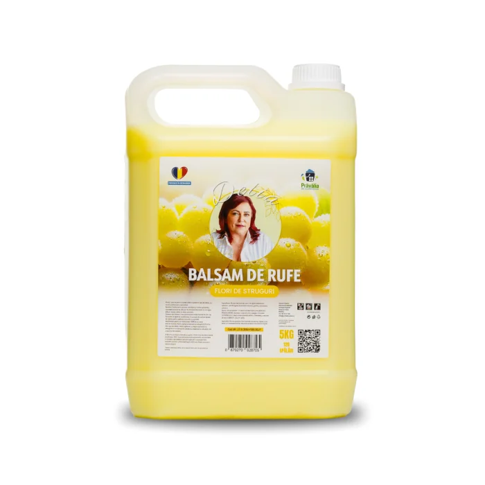 Detergenti Rufe & Intretinere Textile - Balsam de Rufe Delia cu Parfum de Flori de Struguri 5L