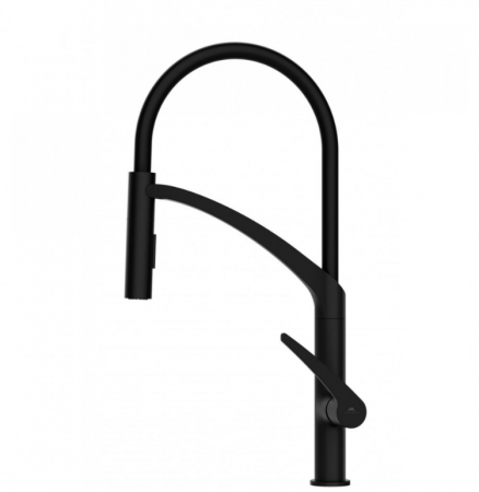 Articole si accesorii pentru baie si zona sanitara - Baterie pentru bucătărie, serie ULTIMA - 50 (BK), design premium exclusivist, Rubineta