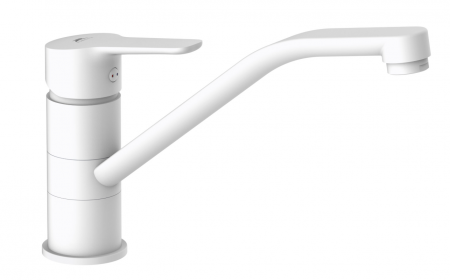 Articole si accesorii pentru baie si zona sanitara - Baterie pentru bucătărie, serie UNO 20 (WT2), finisaj white, Rubineta