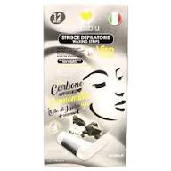 Benzi depilatoare pentru fata Carbune activ,12buc/set [1]