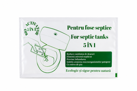 BEV Bioactivator 5 în 1 pentru fose septice, o doză, 25g