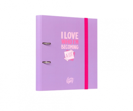Papetarie si Creativitate - Biblioraft cartonat "I Love Who I'm Becoming"