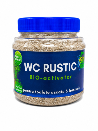Fose Septice & Întreținere - BIO-activator concentrat WC RUSTIC, pentru toalete uscate & haznale, 750 g, BioZone