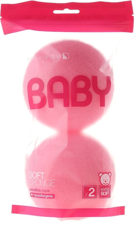 Burete de baie tip pt. piele sensibila  Baby Soft  Set 2buc