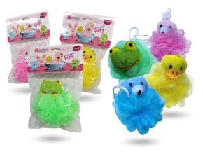 Cosmetice & Ingrijire Personala - Burete plasa pentru baie,Baby Puppy,culori diferite