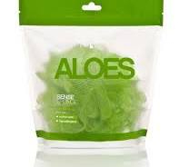 Cosmetice & Ingrijire Personala - Burete plasa verde pentru baie Aloe