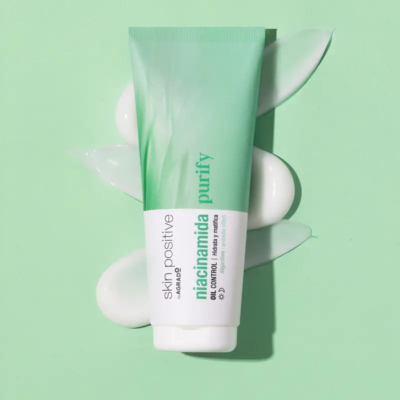 Crema de fata hidratanta, cu niacinamida, control sebum si efect matifiant, 75ml, Agrado [1]