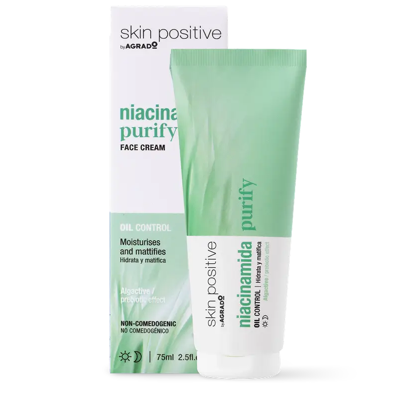 Recomandarea DAXI - Crema de fata hidratanta, cu niacinamida, control sebum si efect matifiant, 75ml, Agrado