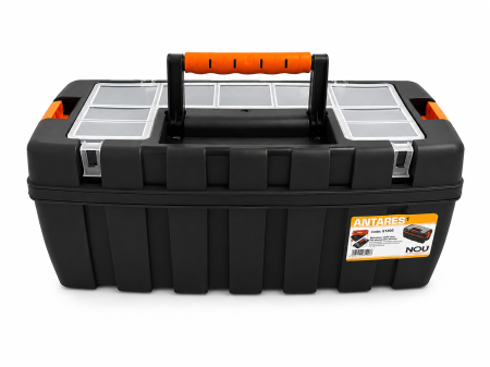 Auto Bricolaj & Gradina & Camping - Cutie pentru scule ANTARES 1, 55x27x23 cm, plastic, tava detasabila, Uniconfort