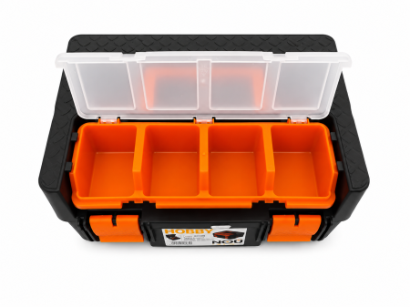 Cutie pentru scule HOBBY, 38x30x16 cm, plastic, cu mini organizator detasabil, Uniconfort [1]