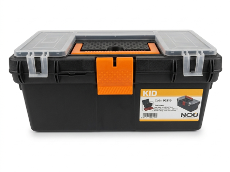 Auto Bricolaj & Gradina & Camping - Cutie pentru scule KID, 36 x 20 x 17 cm, plastic, tava detasabila