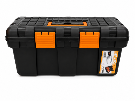 Auto Bricolaj & Gradina & Camping - Cutie pentru scule STRATOS 1, 50x25x24 cm, plastic, tava detasabila, UniConfort